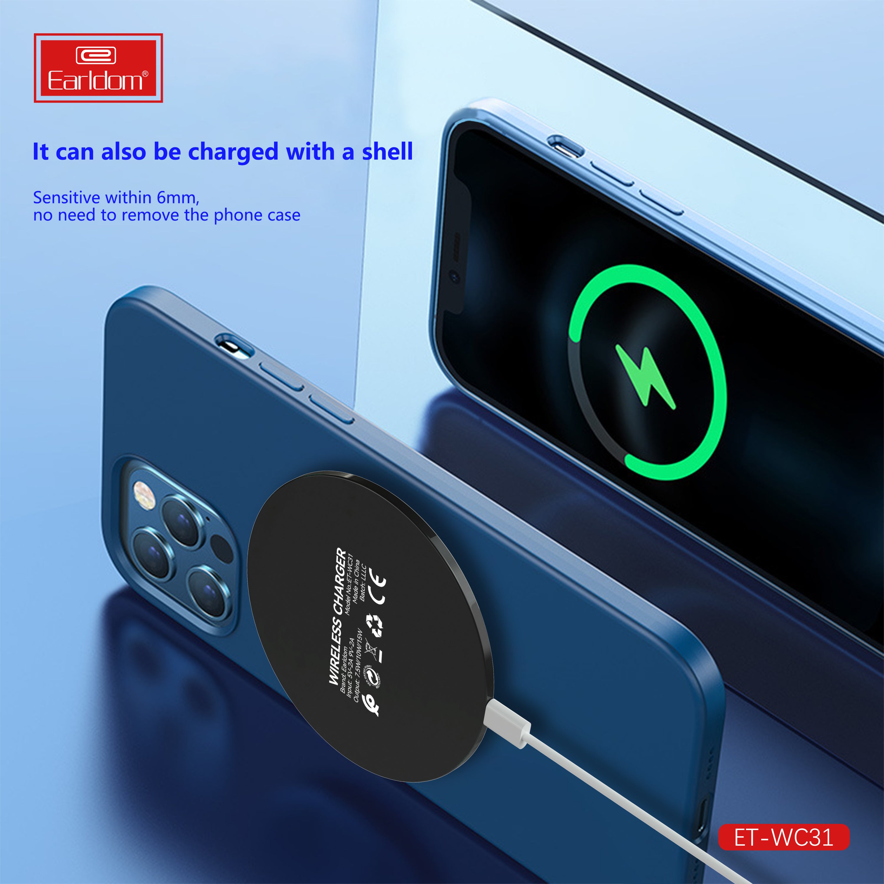 15W  Wireless Charger Aluminum Charging Pad 15W  Wireless Charger Aluminum Charging Pad